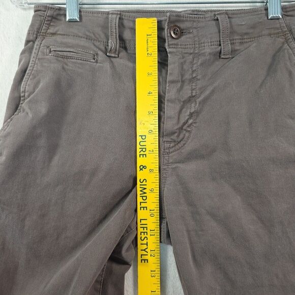 American Eagle Pants Extreme Flex Original Straight Men's 29x32 Chino Gray - Picture 8 of 10